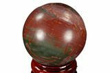 Polished Cherry Creek Jasper Sphere - China #116215-1